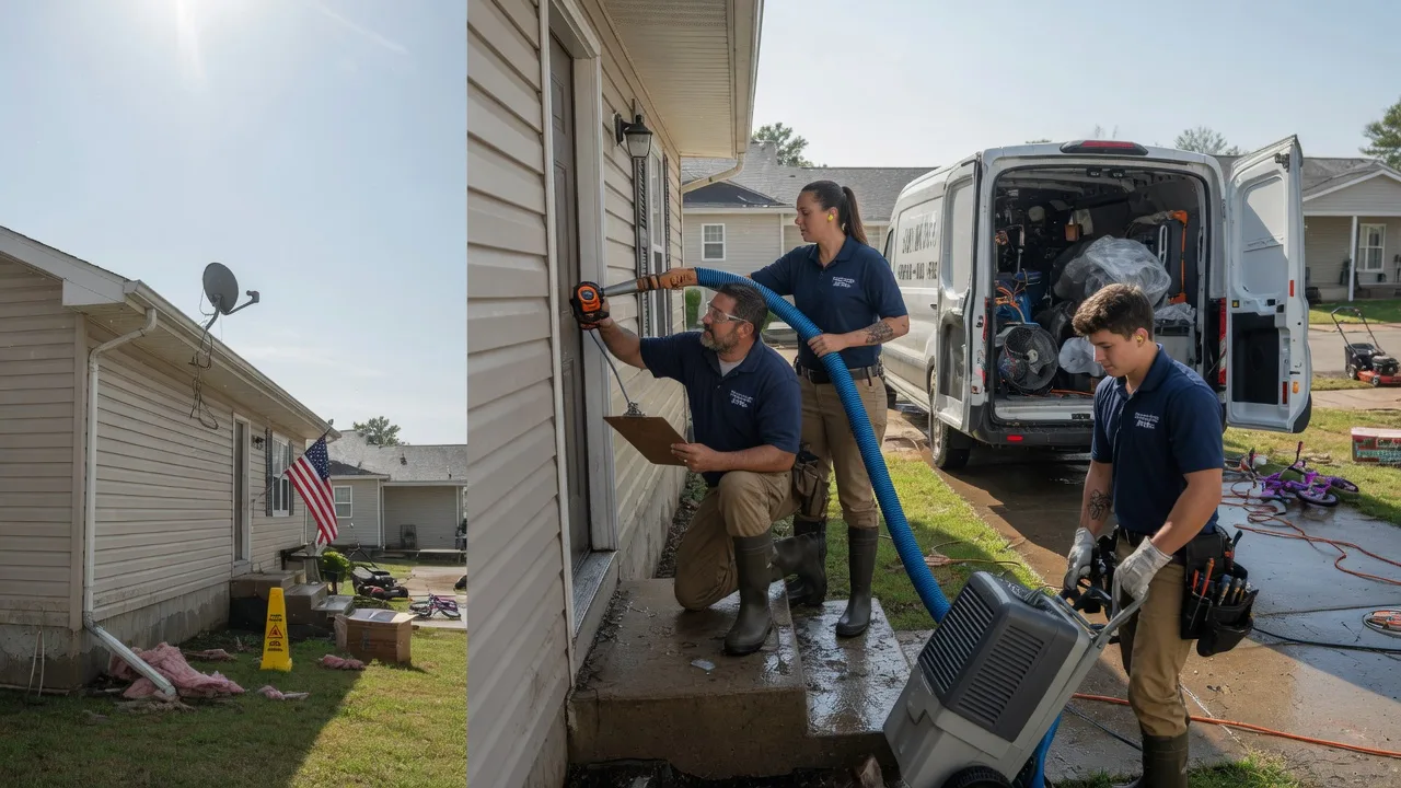 Ceiling Water Damage Restoration in Kell, IL near me